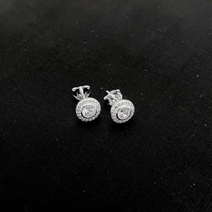 BRINCO REDONDO SWAROVSKI 8MM